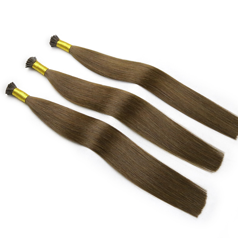 Factory wholesale Top Quality I Tip Raw Virgin Remy Aligned Indian Human Hair Extension